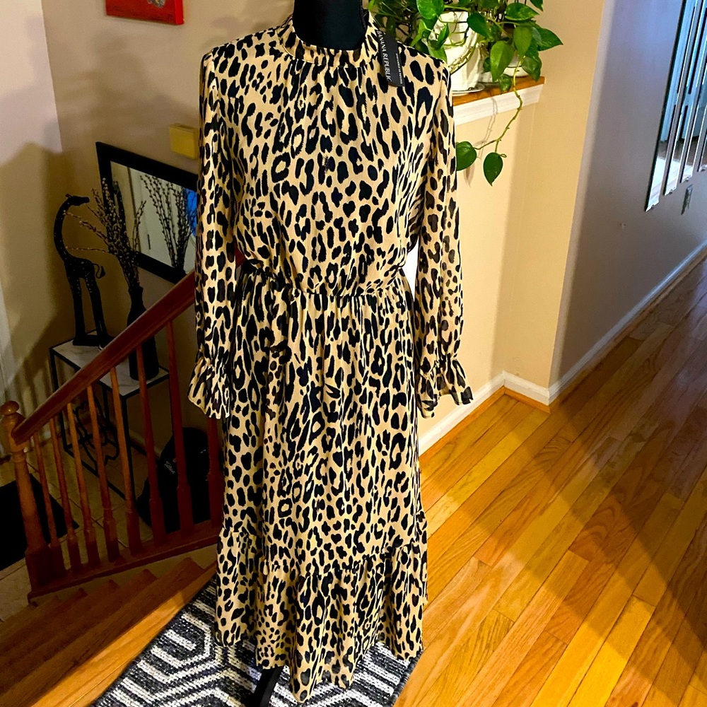 Women’s size 4 leopard print dress